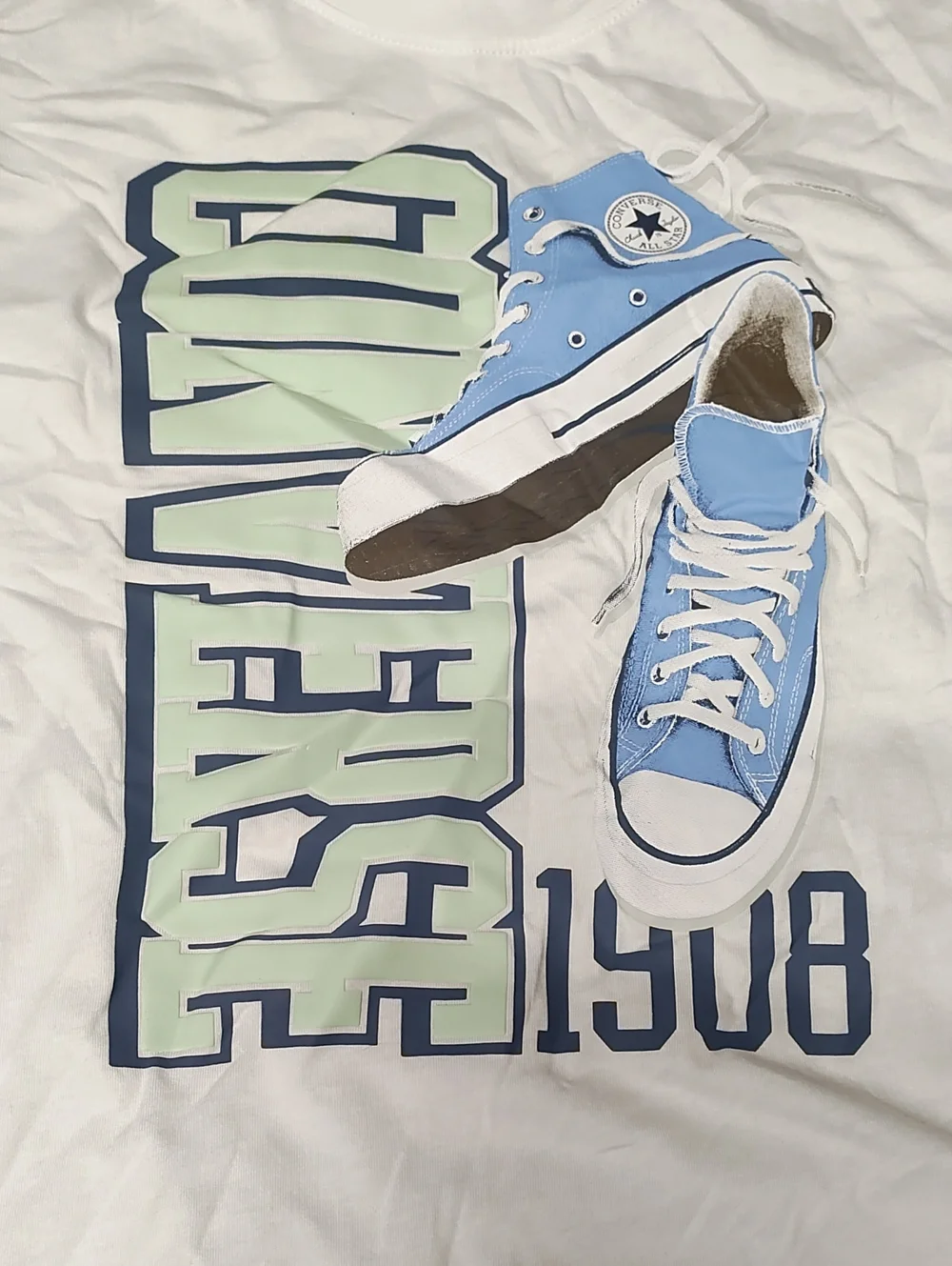 Converse girls white